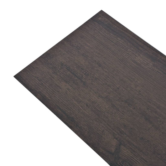Listoni Pavimenti Non Autoadesivi PVC 5,26m² 2mm Rovere Scuro 245169