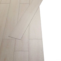 Listoni Pavimento Autoadesivi in PVC 5,02 mÂ² 2 mm Rovere Bianco cod mxl 53720
