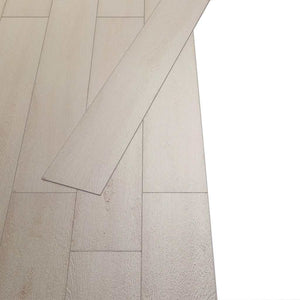 Listoni Pavimento Autoadesivi in PVC 5,02 mÂ² 2 mm Rovere Bianco cod mxl 53720