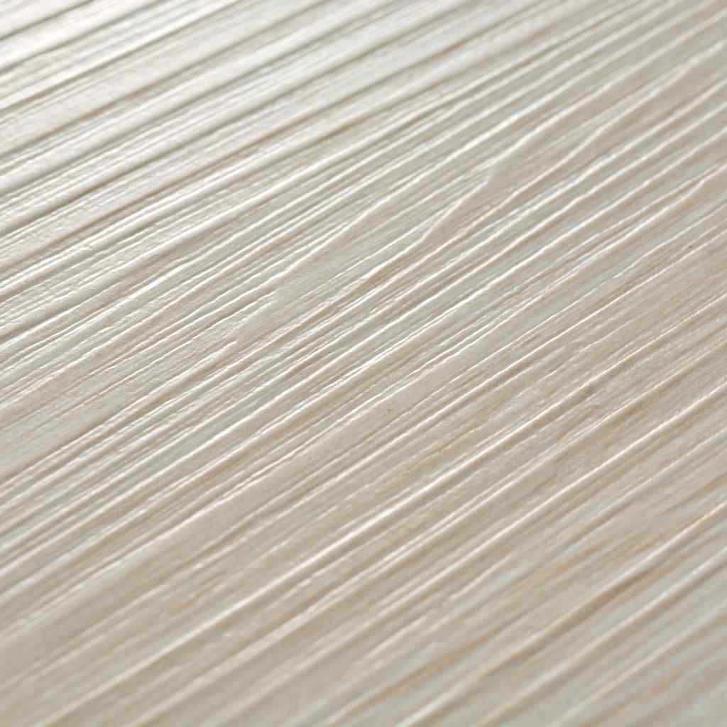 Listoni Pavimento Autoadesivi in PVC 5,02 mÂ² 2 mm Rovere Bianco cod mxl 53720