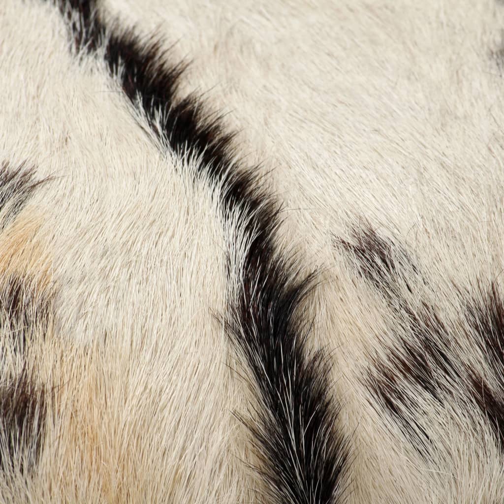 Sgabello in Vera Pelle di Capra 40x30x45 cm 244759