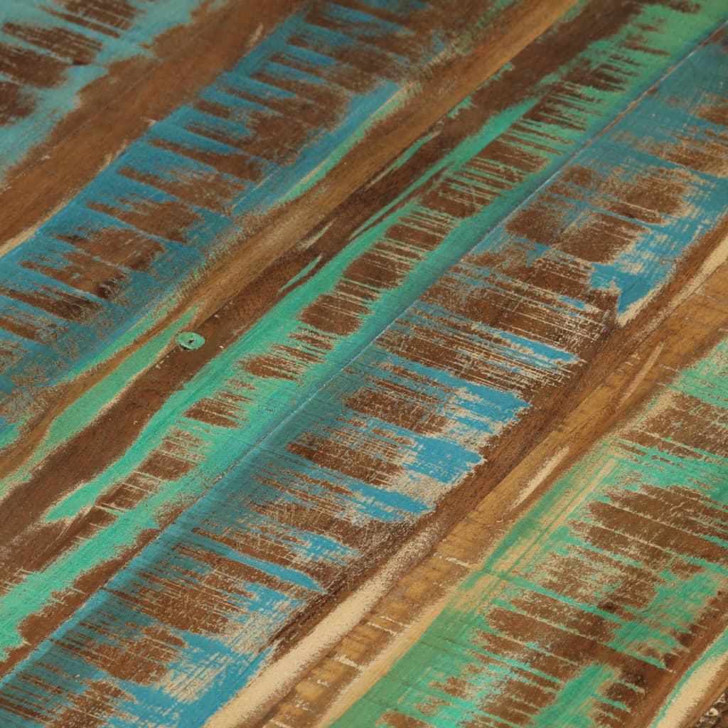 Tavolino da CaffÃ¨ in Legno Massello Recuperato 65x32 cm cod mxl 9880