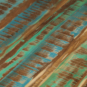 Tavolino da CaffÃ¨ in Legno Massello Recuperato 65x32 cm cod mxl 9880