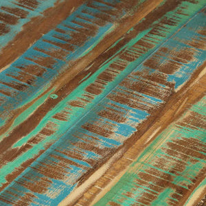 Tavolino da CaffÃ¨ in Legno Massello Recuperato 65x32 cm cod mxl 9880