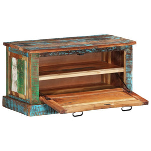 Panca portascarpe 85 x 40 x 45 cm legno di recupero 02_0010853