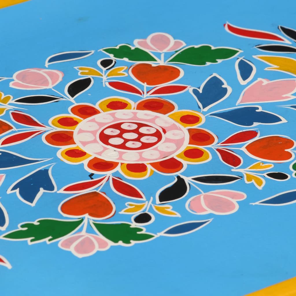 Credenza in Legno Massello di Mango Turchese Dipinta a Mano cod mxl 24428