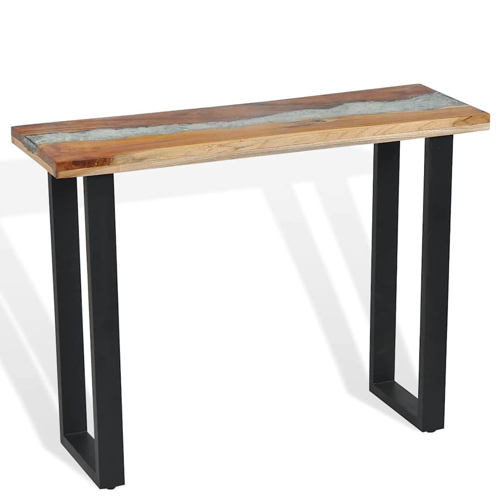 Tavolo Consolle in Teak 100x35x75 cm 245065