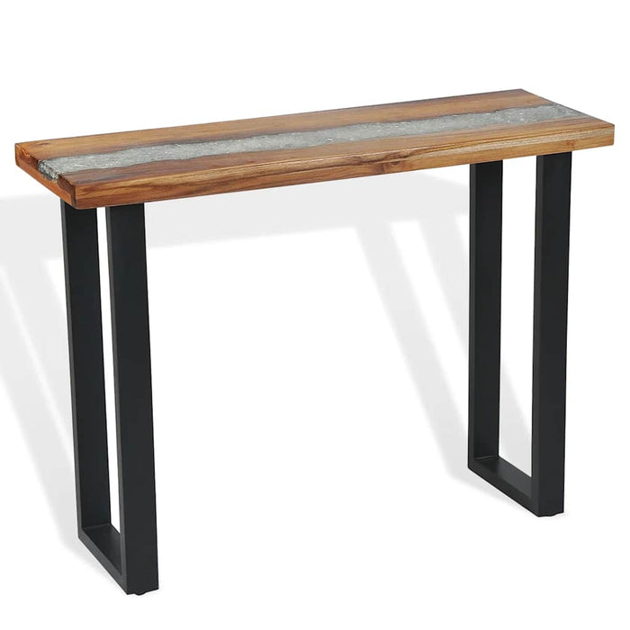 Tavolo Consolle in Teak 100x35x75 cm 245065
