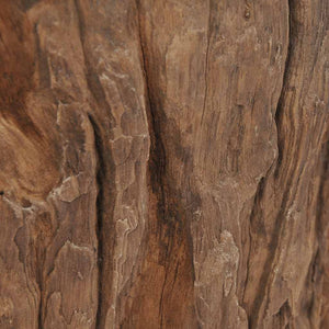 Tavolino da CaffÃ¨ in Legno di Teak e Vetro 50x40 cm cod mxl 24632