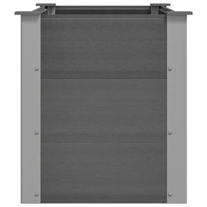 Letto Rialzato da Giardino in WPC 100x50x54 cm Grigio cod mxl 67302