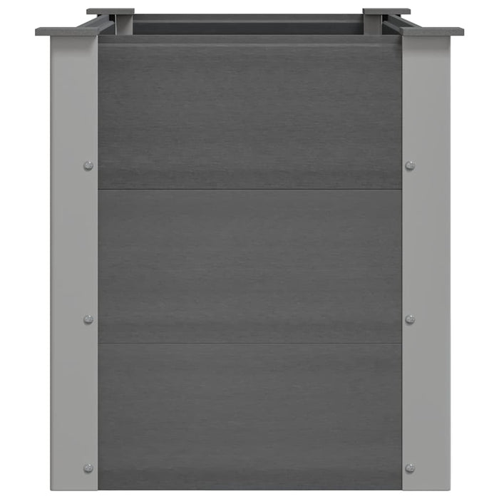 Letto Rialzato da Giardino in WPC 100x50x54 cm Grigio cod mxl 67302
