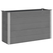 Letto Rialzato da Giardino in WPC 150x50x91 cm Grigio cod mxl 51702