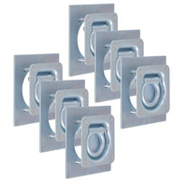 Anelli di Ancoraggio per Rimorchi 6 pz Acciaio Zincato 2000 kgcod mxl 121009