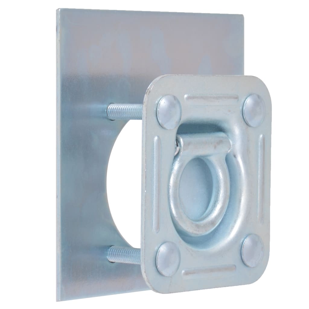Anelli di Ancoraggio per Rimorchi 6 pz Acciaio Zincato 2000 kg 142674