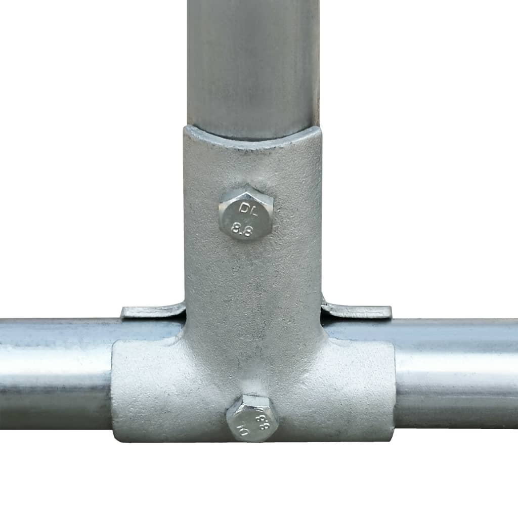 Gabbia per Polli da Esterno in Acciaio Zincato 2x2x1,92 m 170494