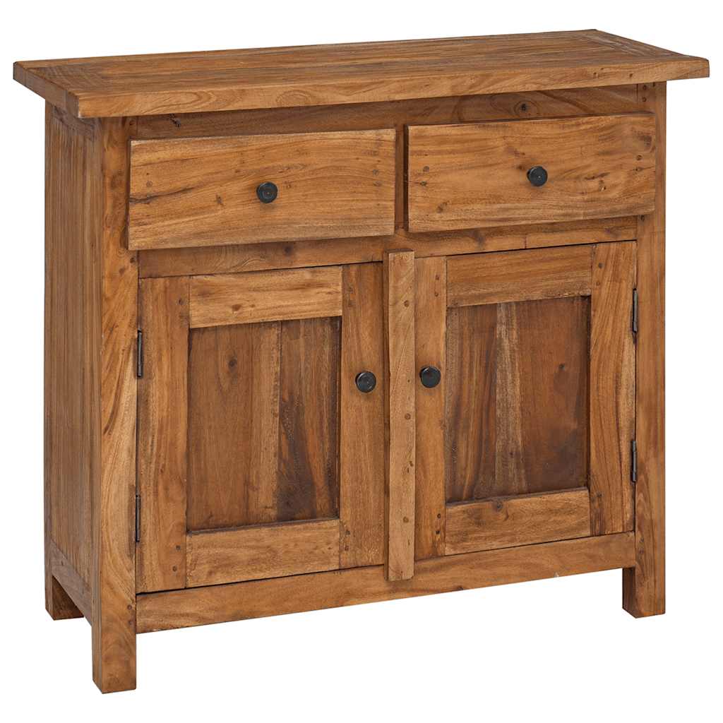Credenza in Legno Massello di Mogano 75x30x65 cm 244490