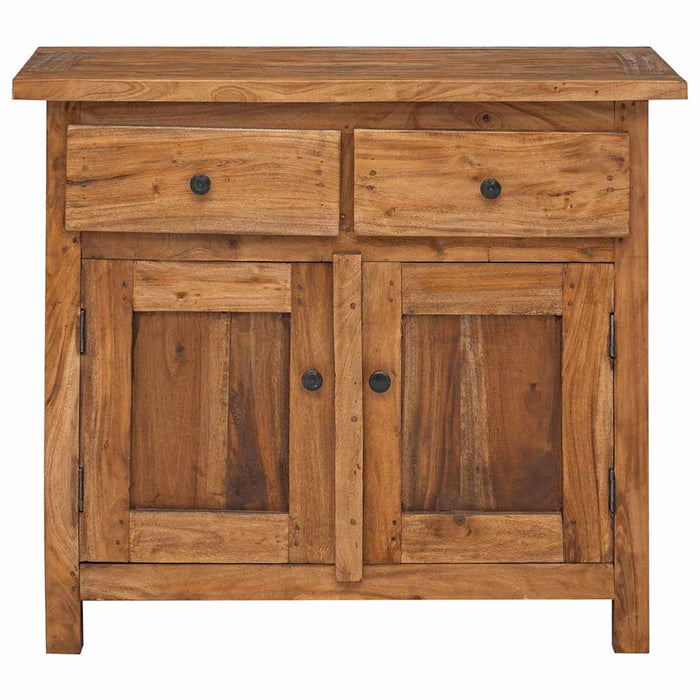 Credenza in Legno Massello di Mogano 75x30x65 cm 244490