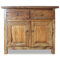 Credenza buffet consolle mobile contenitore in legno massello di recupero 75 cm 4402019