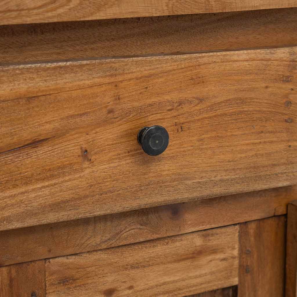 Credenza in Legno Massello di Mogano 75x30x65 cm 244490