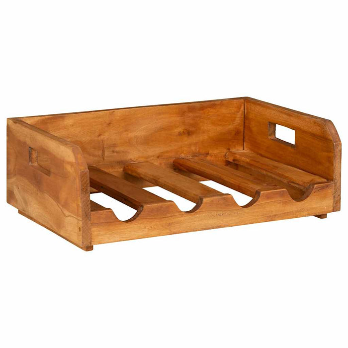 Set Portavini 4 pz per 16 Bottiglie in Legno Massello di Mogano 244491