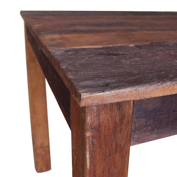 Tavolo da Pranzo in Legno Massello Anticato 82x80x76 cm cod mxl 17121