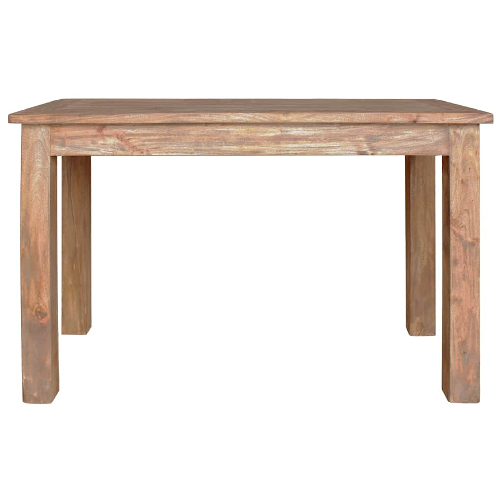Tavolo da Pranzo in Legno Massello Anticato 120x60x77 cm cod mxl 13449