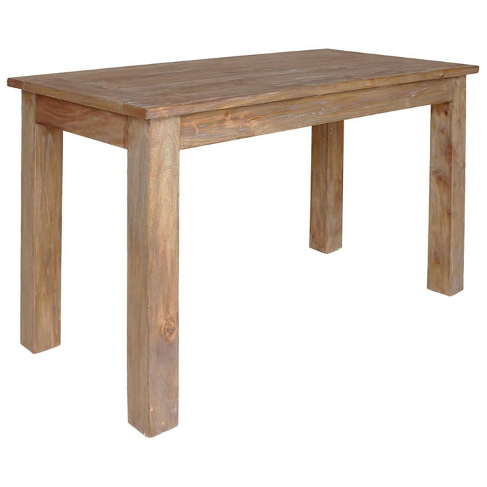 Tavolo da Pranzo in Legno Massello di Mogano 120x60x77 cm 244496