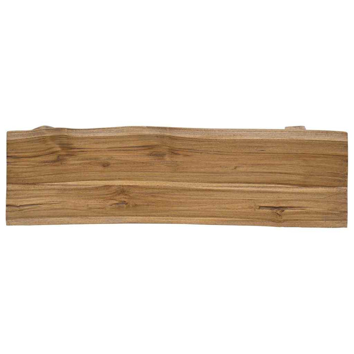 Panca Legno Massello Recupero Misto e Teak Massello 100x28x43cm 244497