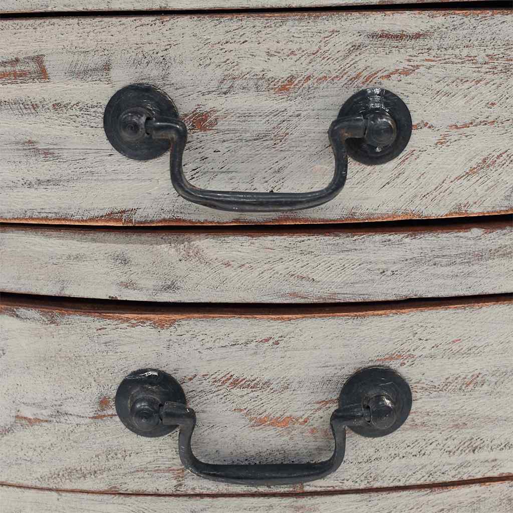 Comodino in Legno Massello di Recupero 48x35x64 cm cod mxl 30970