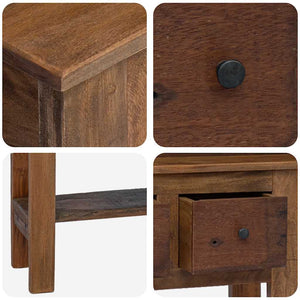 Consolle in Legno di Recupero Misto 80x35x80 cm 244509