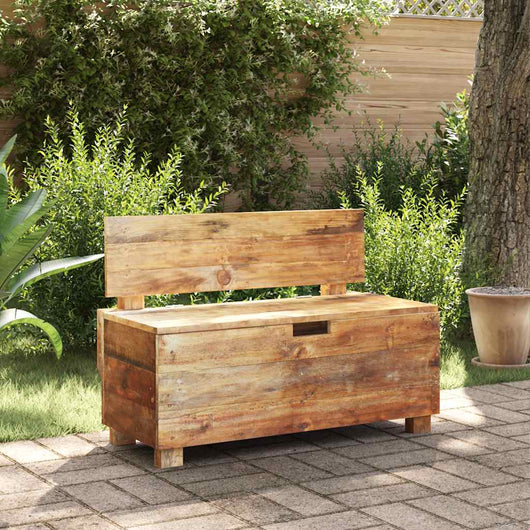 Panca in Legno Massello di Mogano 86x40x60 cm 244510