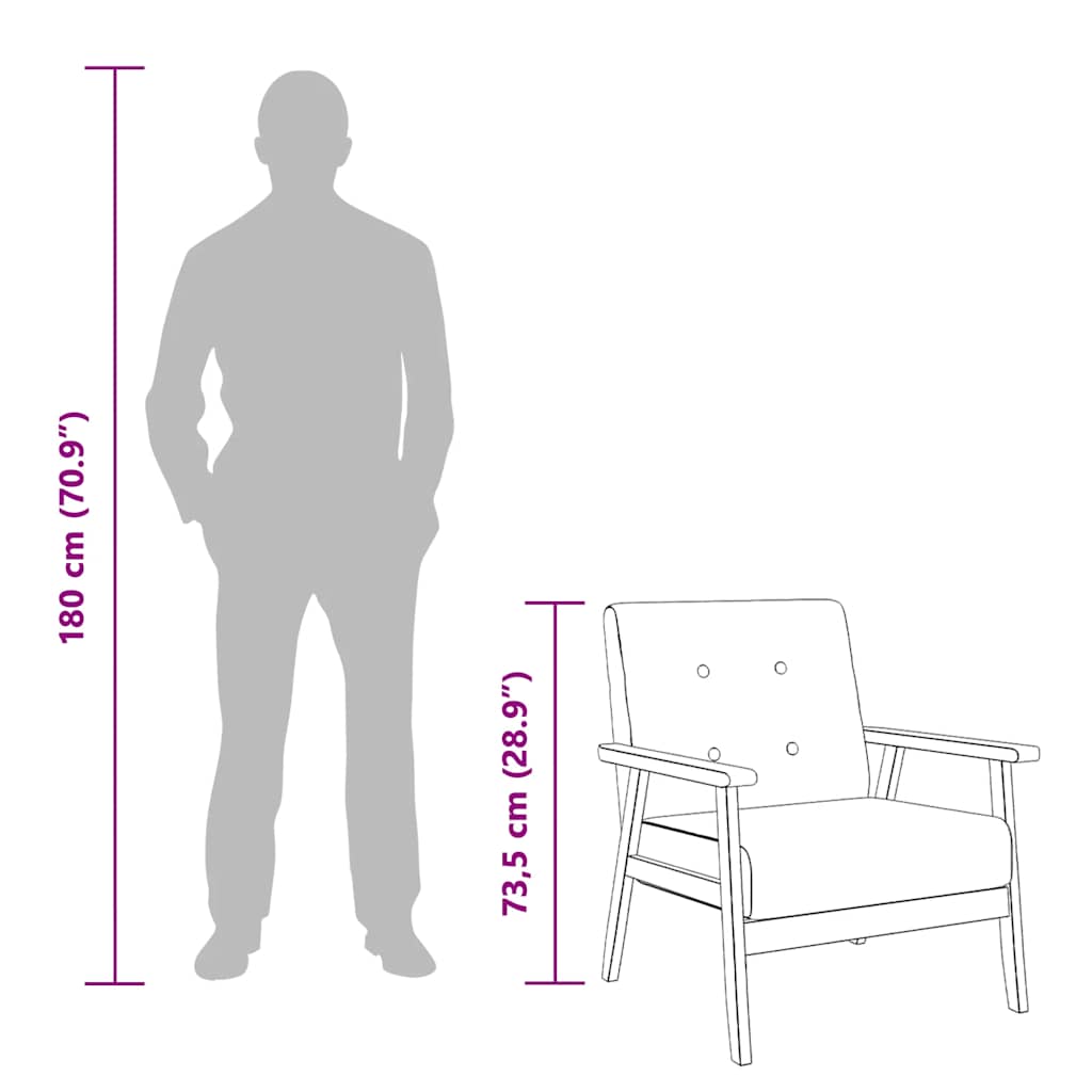 Poltrona Blu in Tessuto 244654