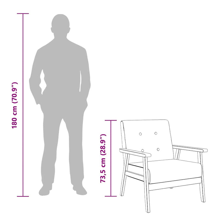 Poltrona Blu in Tessuto 244654