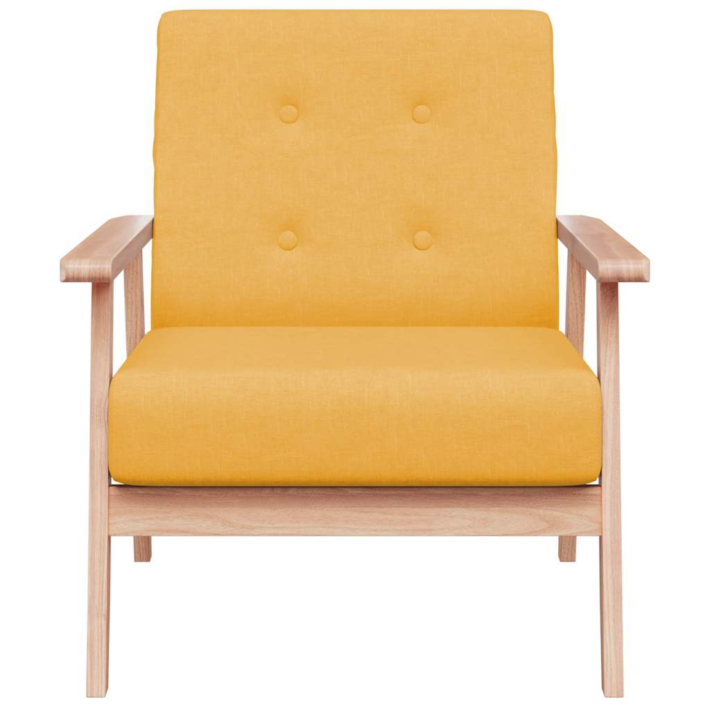 Poltrona Gialla in Tessuto 244657