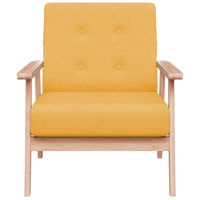 Poltrona Gialla in Tessuto 244657