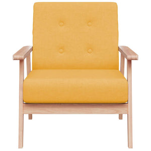 Poltrona Gialla in Tessuto 244657