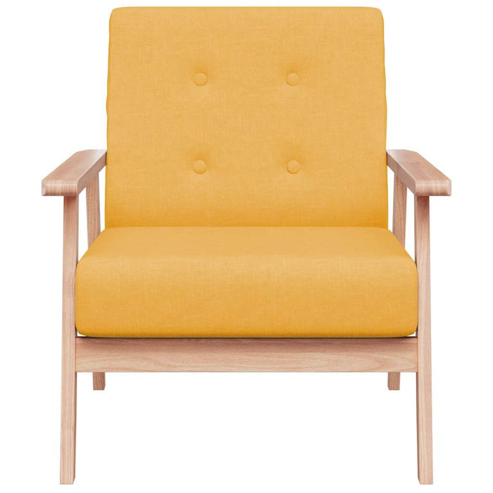 Poltrona Gialla in Tessuto 244657