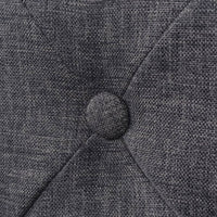 vidaXL Sgabelli da Bar 2 pz Grigio Scuro in Tessuto