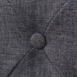 vidaXL Sgabelli da Bar 2 pz Grigio Scuro in Tessuto