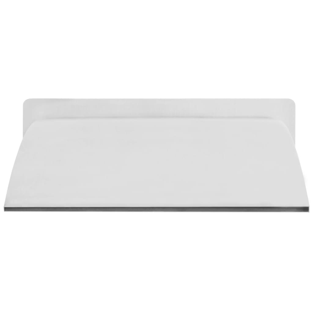 Fontana per Piscina in Acciaio Inossidabile 30x9x26 cm Argento 43691