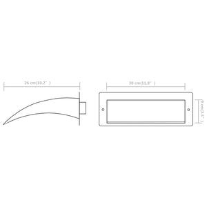 Fontana per Piscina in Acciaio Inossidabile 30x9x26 cm Argento 43691