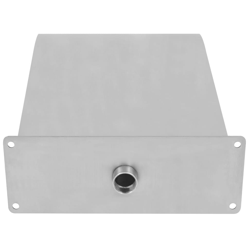 Fontana per Piscina in Acciaio Inossidabile 45x30x65 cm Argento 43692