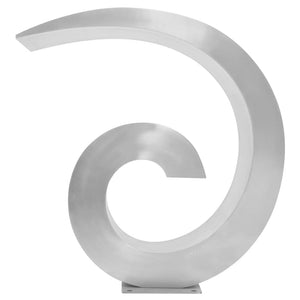 Fontana per Piscina in Acciaio Inossidabile 50x30x53 cm Argento 43693