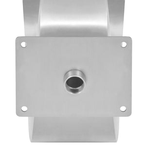 Fontana per Piscina in Acciaio Inossidabile 50x30x53 cm Argento   cod mxl 71086