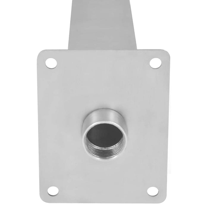 Fontana per Piscina in Acciaio Inossidabile 50x30x90 cm Argento   cod mxl 72713