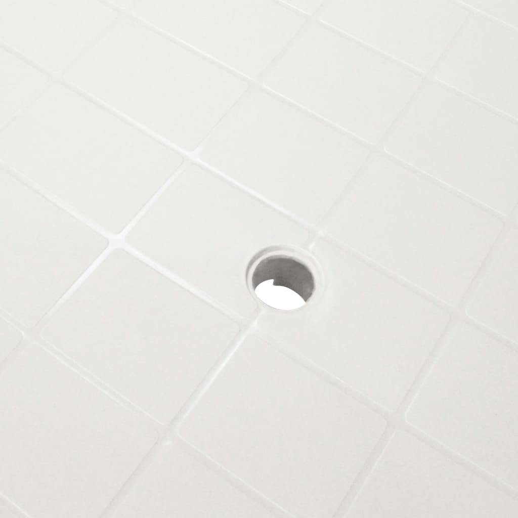 Tavolo da Giardino Bianco 101x68x72 cm in Plastica 43592