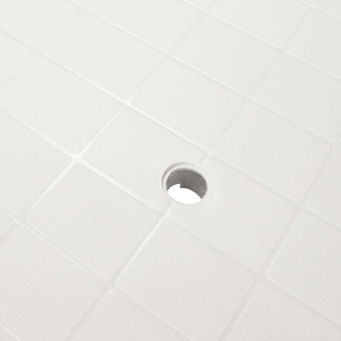 Tavolo da Giardino Bianco 101x68x72 cm in Plastica 43592