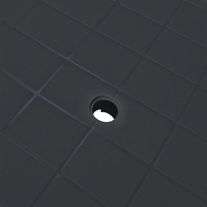 Tavolo da Giardino Antracite 101x68x72 cm in Plastica 43594