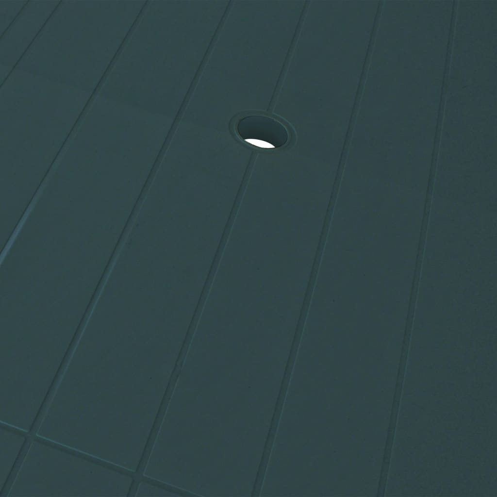 Tavolo da Giardino Verde 126x76x72 cm in Plastica cod mxl 34499