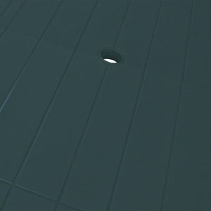 Tavolo da Giardino Verde 126x76x72 cm in Plastica 43598